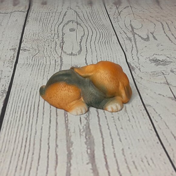 Puppy Dog Basset Hound Figurines Set of 3 Homco Home Interiors #1407 - Picture 3 of 10